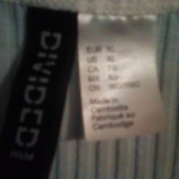 Divided Light Blue Ribbed Crop Top - Picture 3 of 3